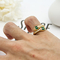 Nhẫn trang sức thời trang có thể điều chỉnh 925 Nhẫn bạc 17mm cho nam giới
